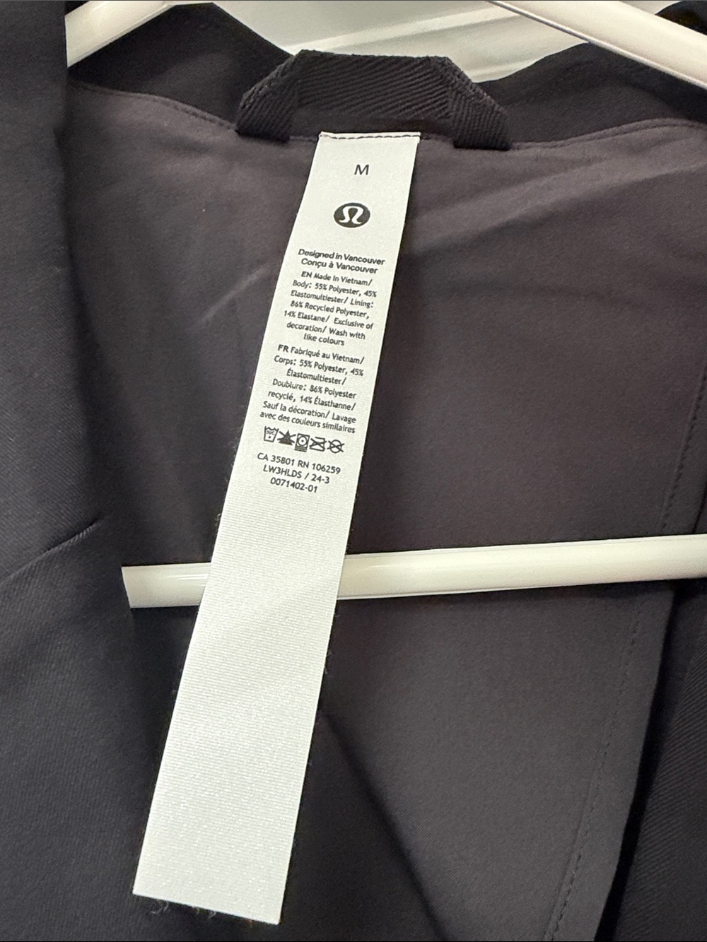 lululemon athletica Black Women's Tailored Blazer - Picture 3 of 5